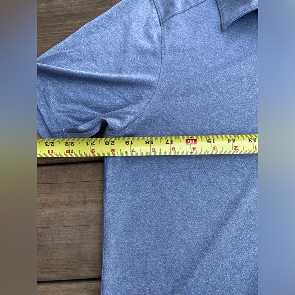 Oakley Golf Polo Shirt Mens S Gray Purple Center Logo Sport - Picture 4 of 9